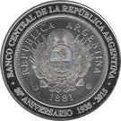 1 Peso (80th Anniversary of B.C.R.A.)