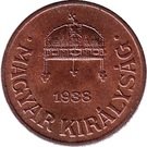 1 Fillér - Miklós Horthy