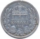 1 Korona - I. Ferenc József (Franz Joseph I - 1848/1867-1916)
