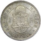 1 Forint - I. Ferenc József (Franz Joseph I; 1848/1867-1916)