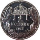 2 Korona - I. Ferenc József (Franz Joseph I - 1848/1867-1916)