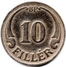 10 Fillér - Miklós Horthy