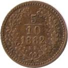 5/10 Krajczár - I. Ferenc József (Franz Joseph I; 1848/1867-1916)