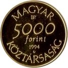 5000 Forint (Great Bustard Bird)