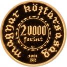 20 000 Forint (Millennium of Hungarian Coinage)