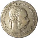 1 Forint - I. Ferenc József (Franz Joseph I; 1848/1867-1916)