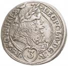 3 Krajczár /Garas/ - I. Lipót (Leopold I; 1657-1705)