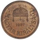2 Fillér - Miklós Horthy