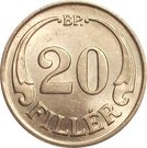 20 Fillér - Miklós Horthy