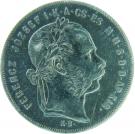1 Forint - I. Ferenc József (Franz Joseph I; 1848/1867-1916)