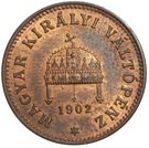 1 Fillér - I. Ferenc József (Franz Joseph I; 1848/1867-1916)