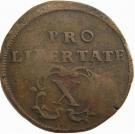 10 Poltura - II. Rákóczi Ferenc (1703-1711; INSURGENT COINAGE countermarked)