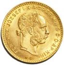 10 Francs / 4 Forint - I. Ferenc József (Franz Joseph I; 1848/1867-1916)