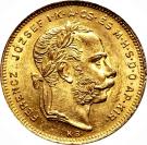 20 Francs / 8 Forint - I. Ferenc József (Franz Joseph I; 1848/1867-1916)