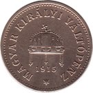 2 Fillér - I. Ferenc József (Franz Joseph I - 1848/1867-1916)