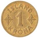 1 Króna - Christian X