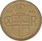 2 Krónur - Christian X
