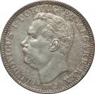 1 Rupia - Luíz I (Calcutta mint)