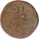 1 ½ Real "Ducrah" - Maria I (Dio mint)