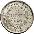 ¼ Rupee - Victoria
