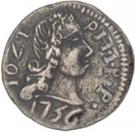½ Pardau - José I (Goa mint)