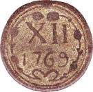 XII Réis - José I (Goa mint)