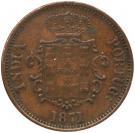 ½ Tanga "30 Réis" – Luíz I (Mumbai mint)