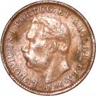 ¼ Tanga  - Luíz I (Calcutta mint)