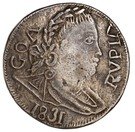 1 Rupia - Miguel I (Goa mint)