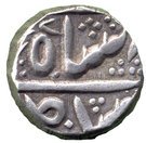 ½ Rupee - Shah Alam II