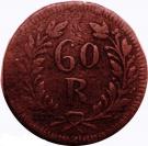 60 Réis "Tanga" - Pedro V (Damão Mint)