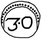 30 Bazarucos - Filipe II (Goa mint)