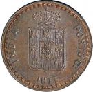 3 Réis - Luíz I (Mumbai mint)