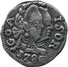 150 Réis - Maria I & Pedro III (Goa mint)