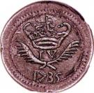 20 Réis - João V (Damão mint to Baçaim)