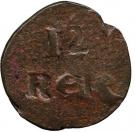 12 Réis - João VI (Goa mint)