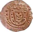 ¼ Bazaruco - Filipe II (Goa mint)