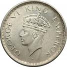 ½ Rupee - George VI