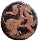Jital - "Bronze" - Vakka Deva - Shahi Kingdom of Ohind and Kabul - 750-1000 AD