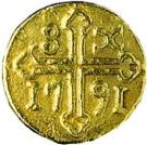 São Tomé de 8 Xerafins - Maria I (Goa mint)