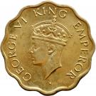 1 Anna - George VI (2nd portrait, small crown, low relief)