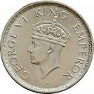½ Rupee - George VI