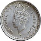 ¼ Rupee - George VI