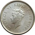½ Rupee - George VI
