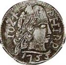 1 Pardau - José I (Goa mint)