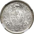 ¼ Rupee - George VI