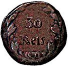 30 Réis - José I (Goa mint)