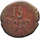 15 Réis - João VI (Diu mint)