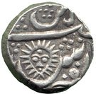 ½ Rupee - Shah Alam II