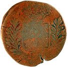 30 Réis - Maria II (Countermarked Coinage)